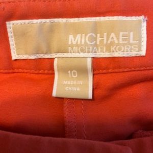 Coral colored ankle length Michael Kors